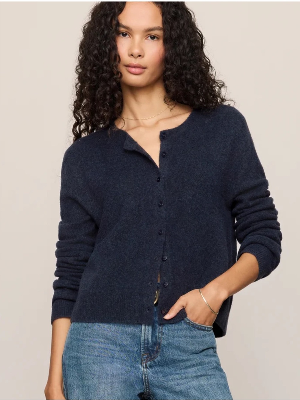 Z Supply Medina Cozy Navy Blue Cardigan Sweater Women’s XS